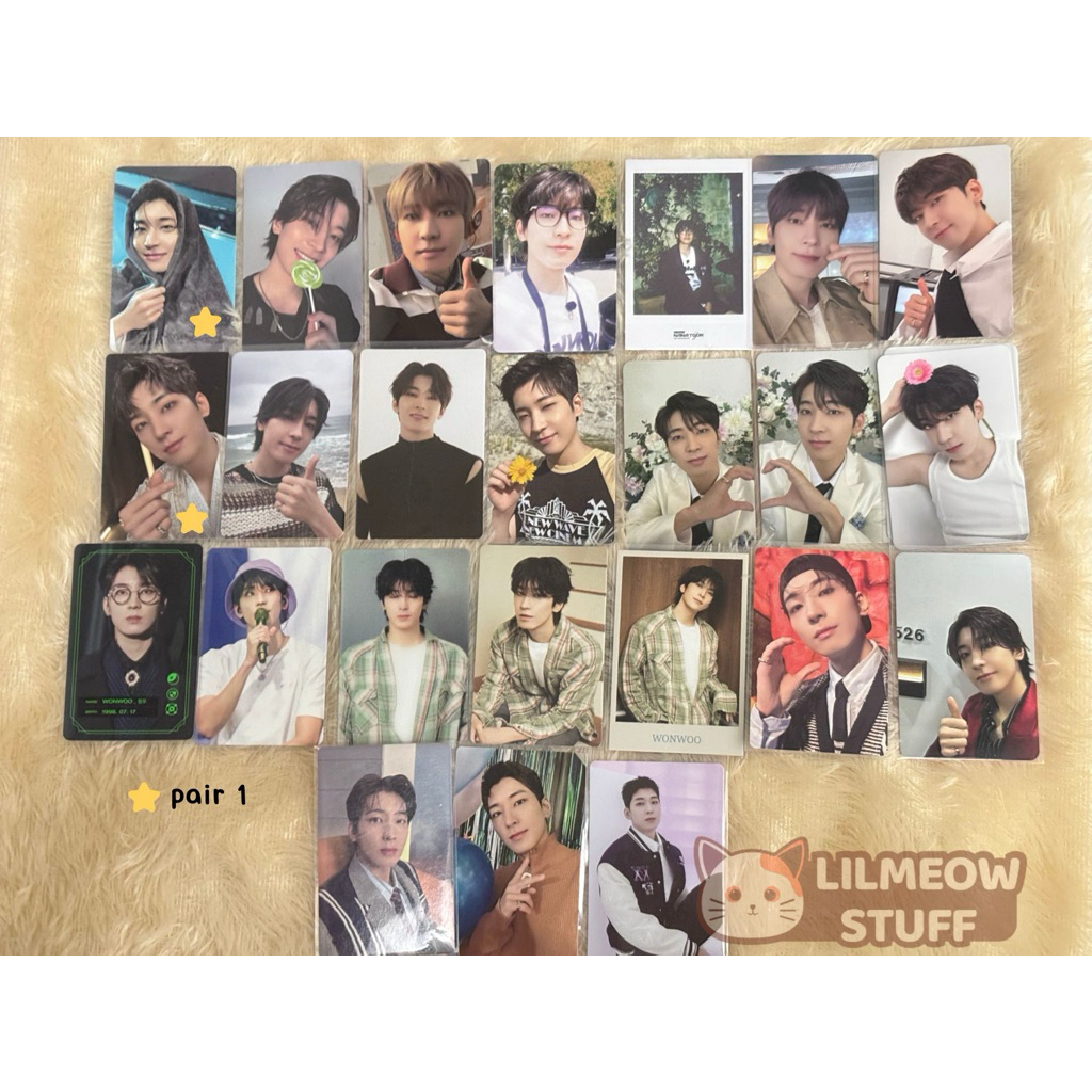 [BACA DESKRIPSI] AAB WONWOO SEVENTEEN PHOTOCARD OFFICIAL