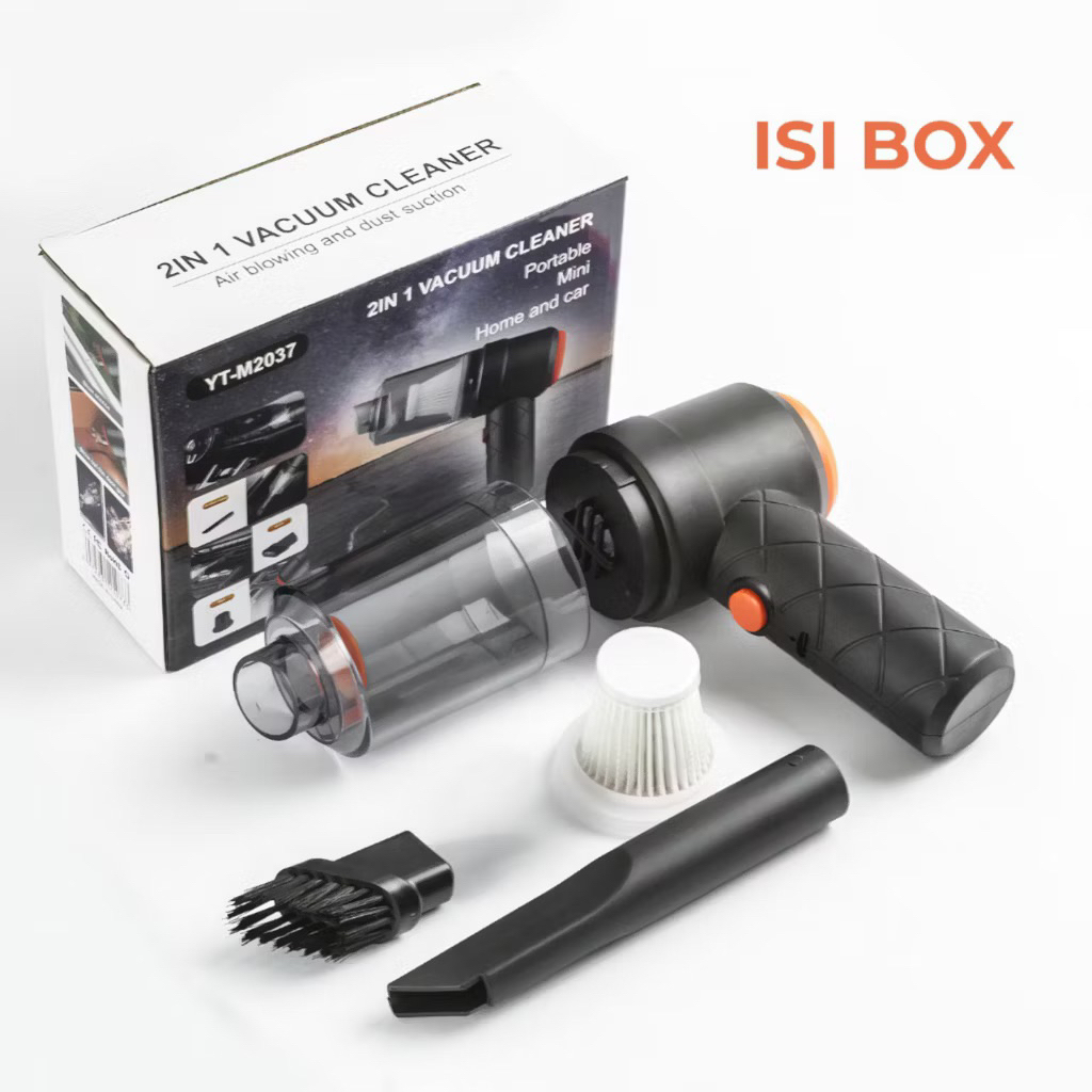 KA Vacum Cleaner 2 in 1 Penyedot Dan Peniup Debu Mini Portable Mesin Vacum Penyedot Debu Mobil