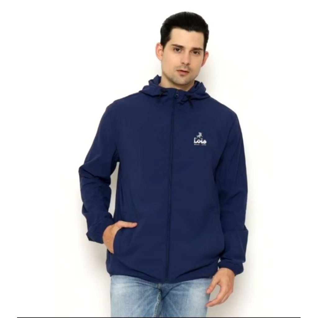 Jaket Hoodie Nylon Original Lois MJFT001N