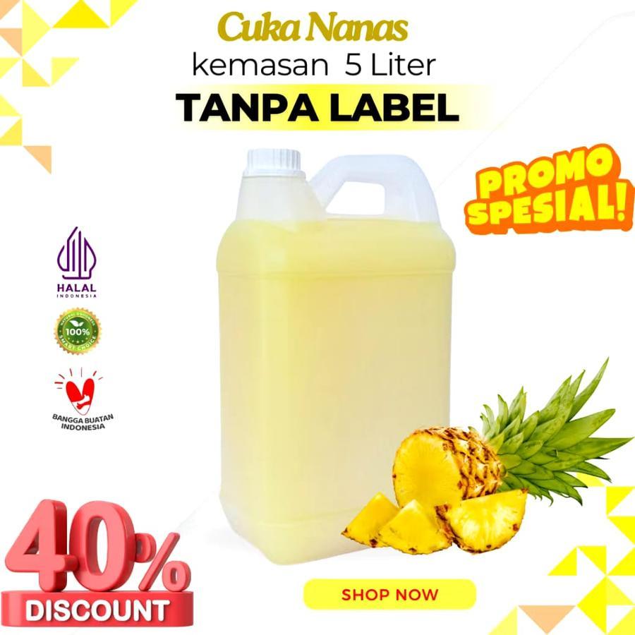

Cuka Nanas Curah 5 Liter Maagnolia Organik Premium