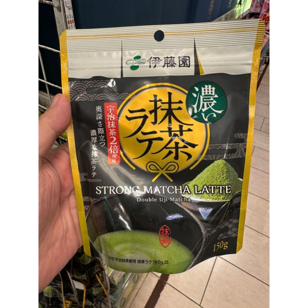 

strong matcha latte double uji matcha jepang 150 gr