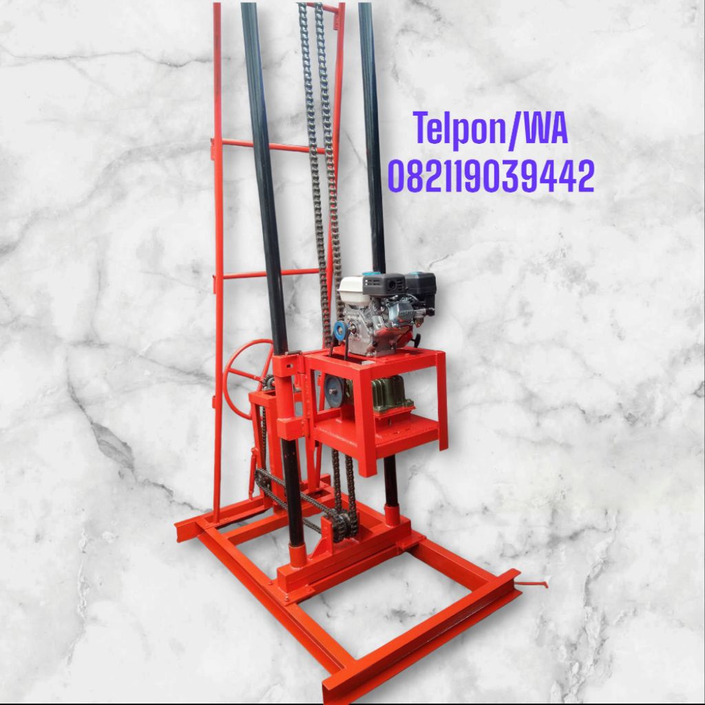 PROMO mesin bor sumur type power rig menara bulat double gearbox - mesin bor tanah - mesin borepile 