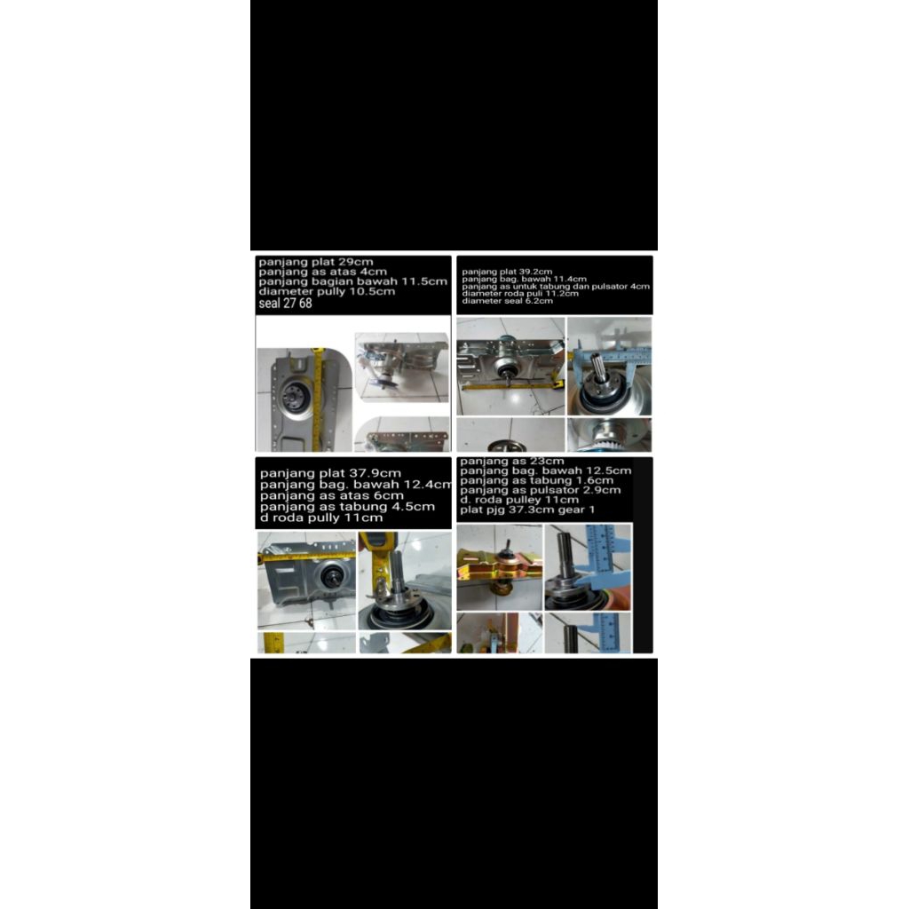 Gearbox gear box clutch girbox girbok mesin cuci polytron PAW-9009LB PAW 9009LB paw 9009