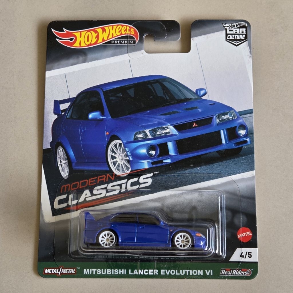 Hot Wheels Premium Mitsubishi Lancer Evolution VI Modern Classic