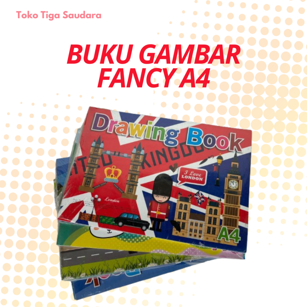 

Buku Gambar Fancy A4 1 Pack Isi 10 Buku