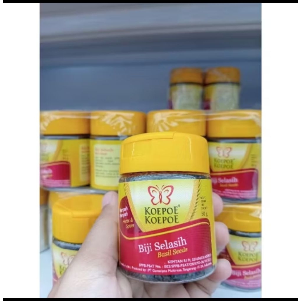 

Biji Selasih KOEPOE KOEPOE 50gr