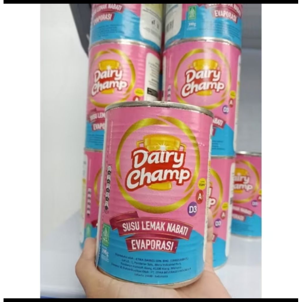 

Susu Evaporasi Dairy Champ 390gr | Evaporasi Dairy Champ Kaleng 390gr | Susu Evaporasi Dairy Champ
