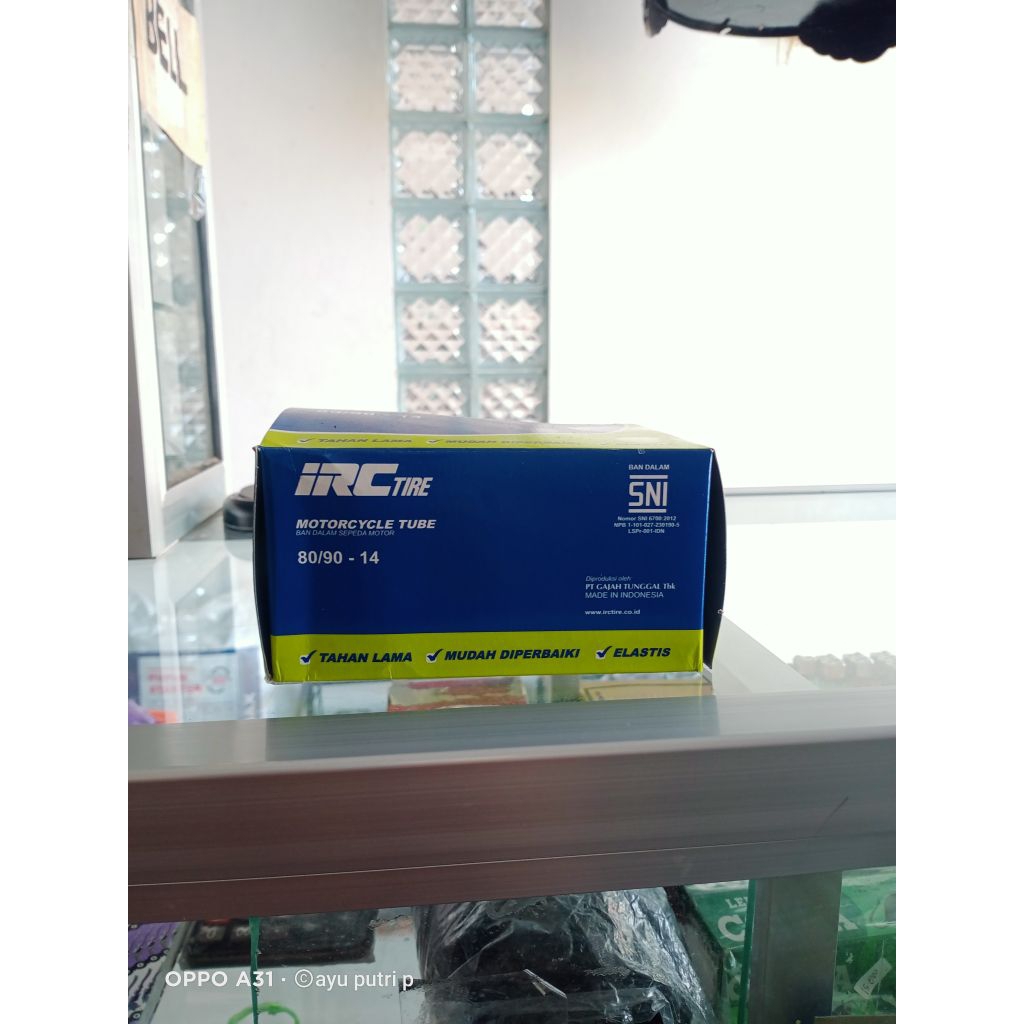 Ban Dalam IRC 80/90 ring 14 (Original)