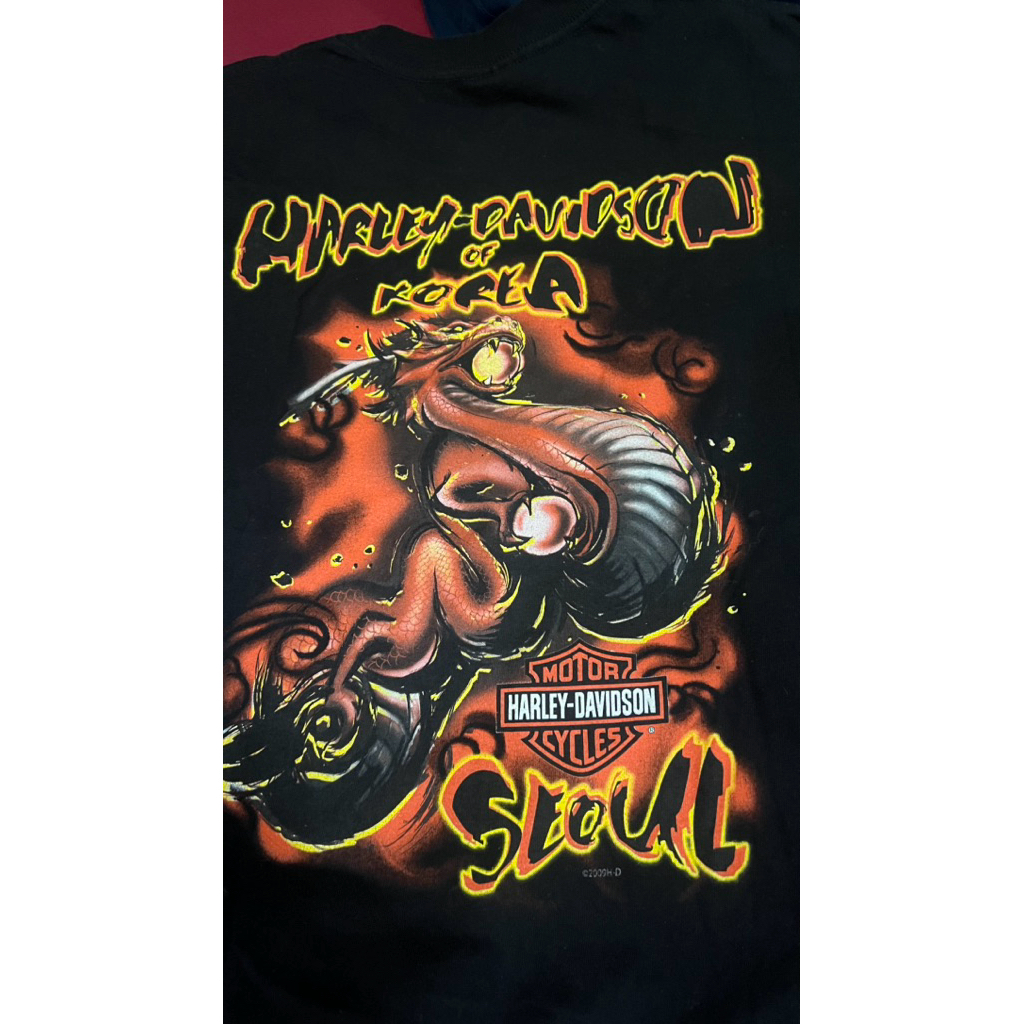 kaos second Harley Davidson