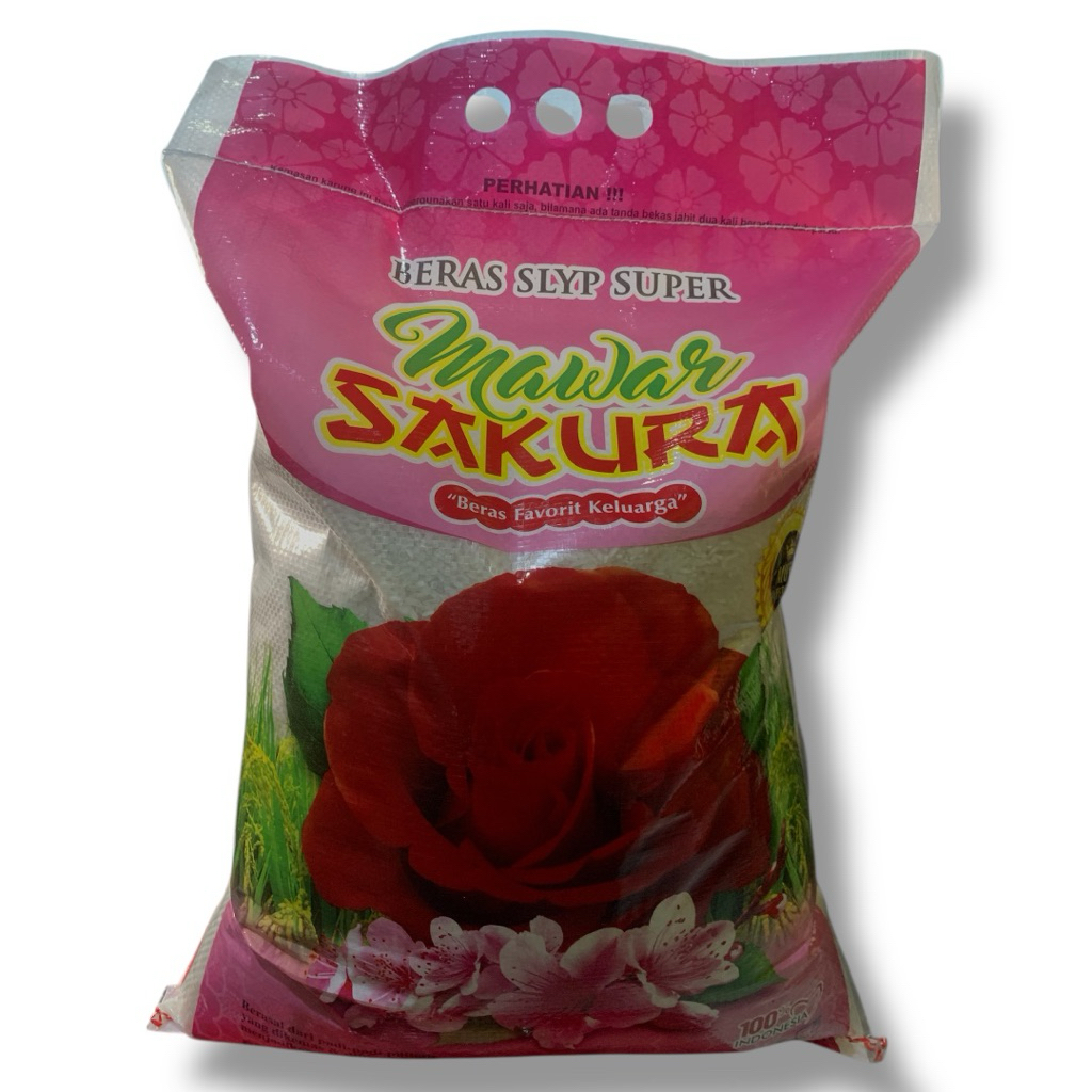 

Beras Super slyp Mawar sakura 10kg