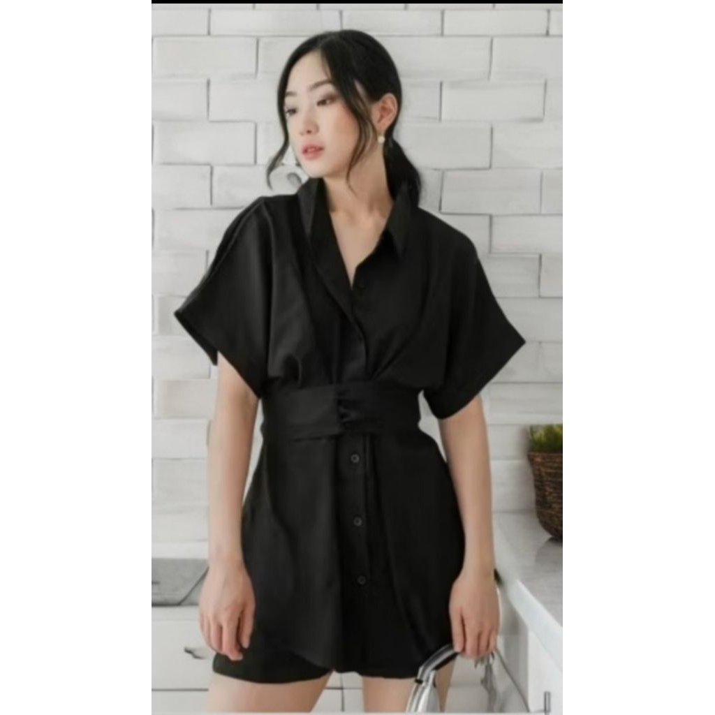 Borra OneSet / Setelan Casual Korean Style /OneSet Wanita Kekinian
