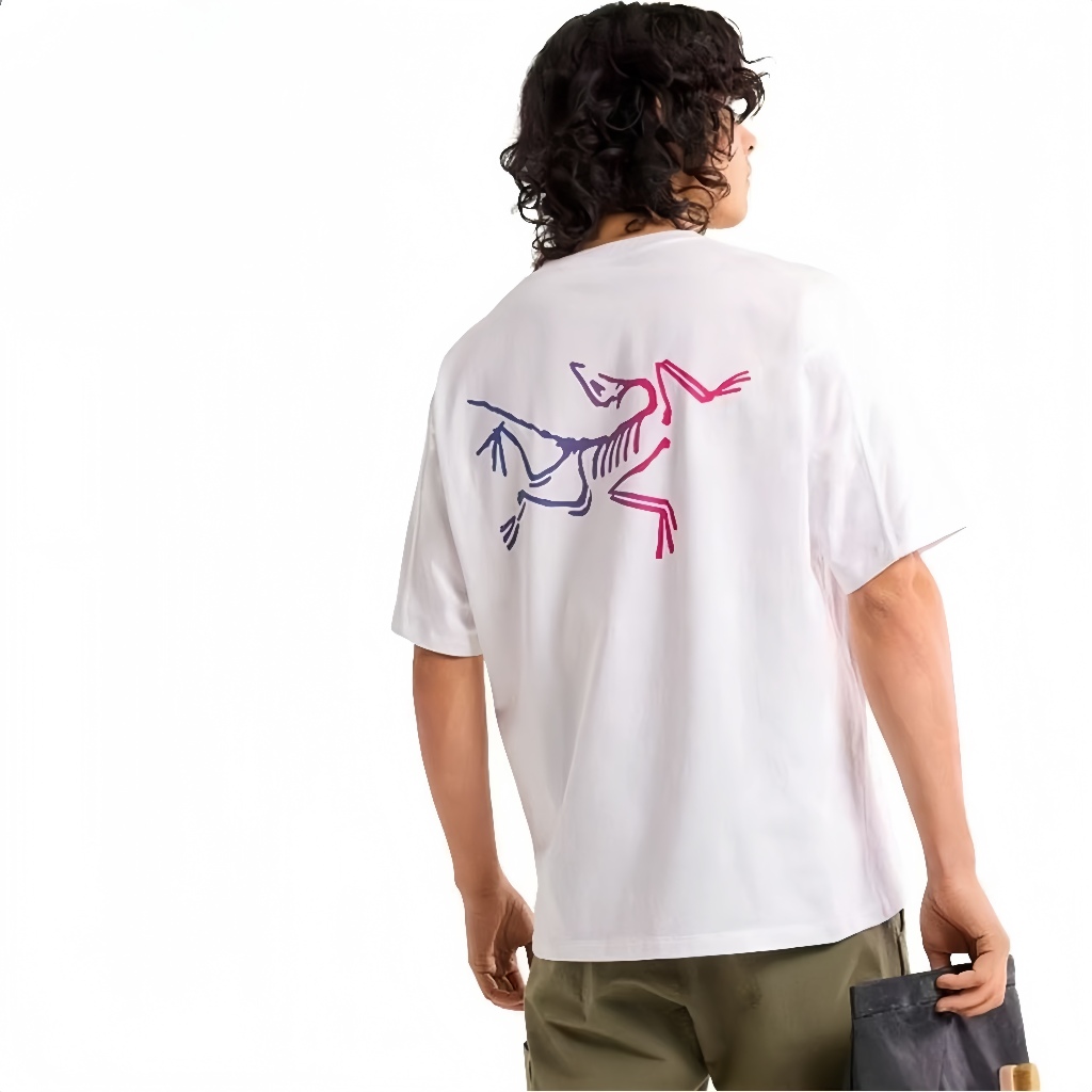 Kaos Polos Klasik Armani dengan Logo Print, Model Fashion  untuk Pria dan Wanita, Kualitas Premium