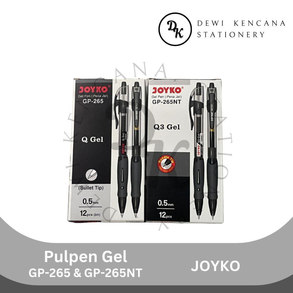 

JOYKO Pulpen Gel GP-265 0.5 1 Lusin