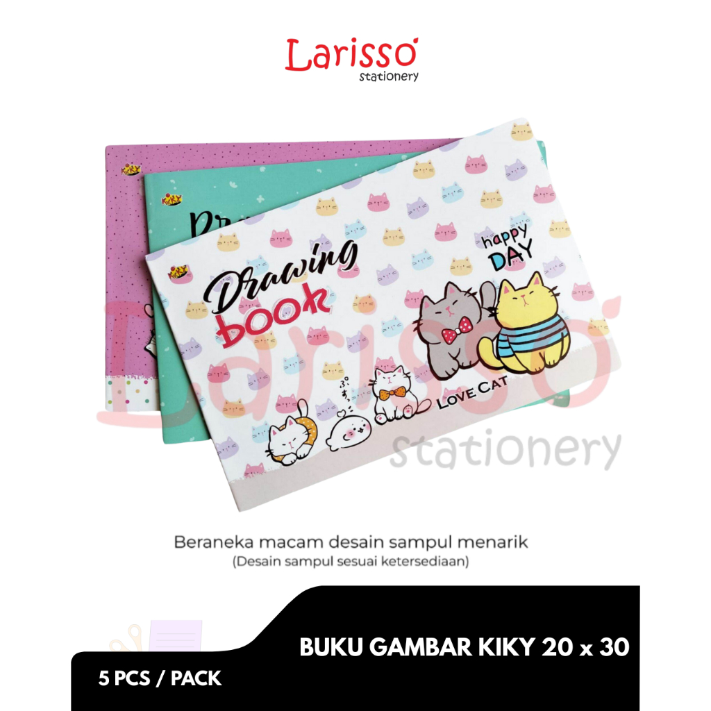 

KIKY - (pack) DRAWING BOOK / BUKU GAMBAR KIKY 20X30 - MOTIF - pack
