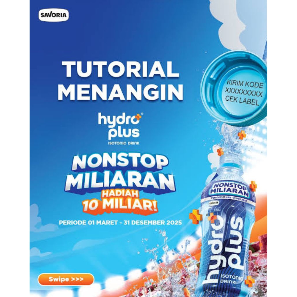 

hydro plus isotonic drink (nonstop miliaran)