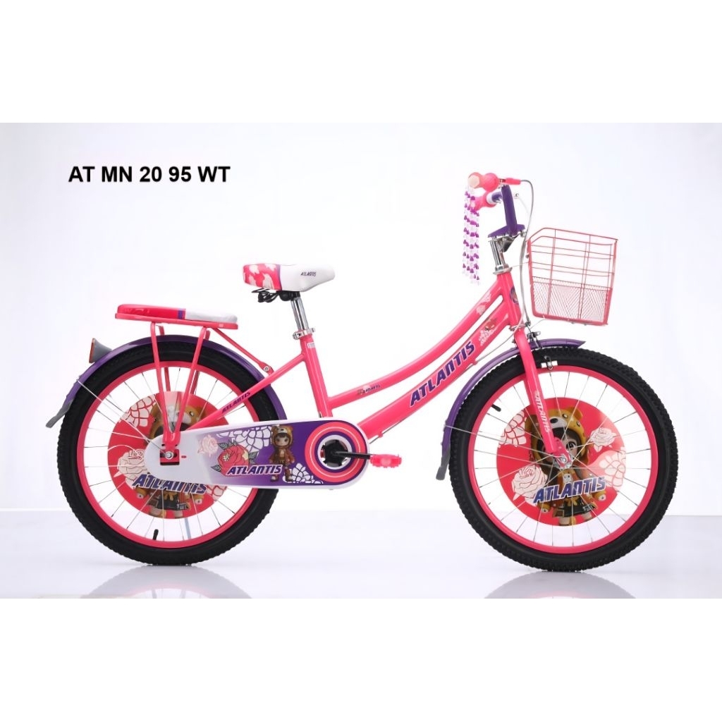 Sepeda Anak Perempuan Keranjang mini 20 INCH ATLANTIS 95L