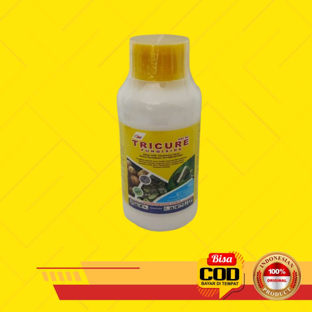 Tricure 100 ML Fungisida Tebuconazol Mengendalikan Jamur Pada Tanaman Tricure 430SC