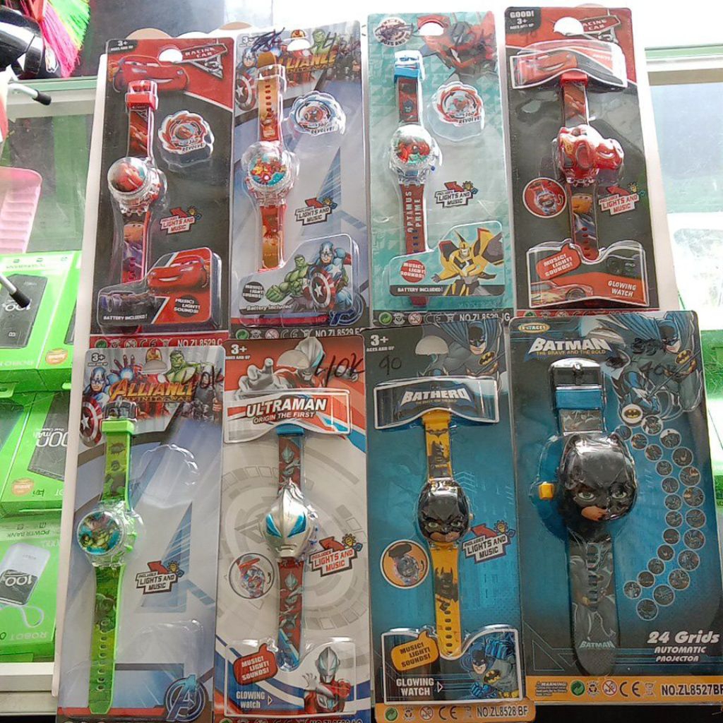 jam tangan anak karakter cewek cowok