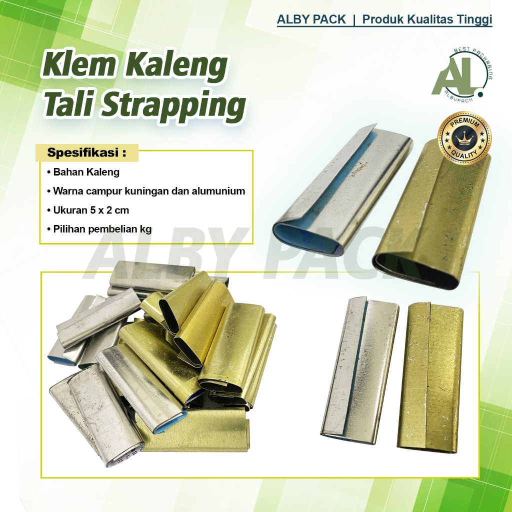 Klem strapping band 1 KG / Klem Seng lipat Tali Strapping / Klem Seng Strapping Band