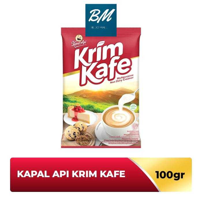 

Kapal Api Krim Kafe 100 gr Non Dairy Creamer / Krimer Serbaguna