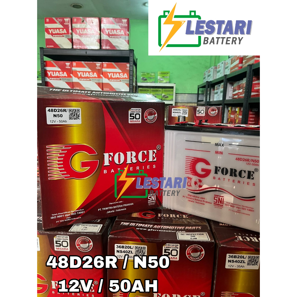 Aki Basah Conventional GFORCE 48D26R / N50
