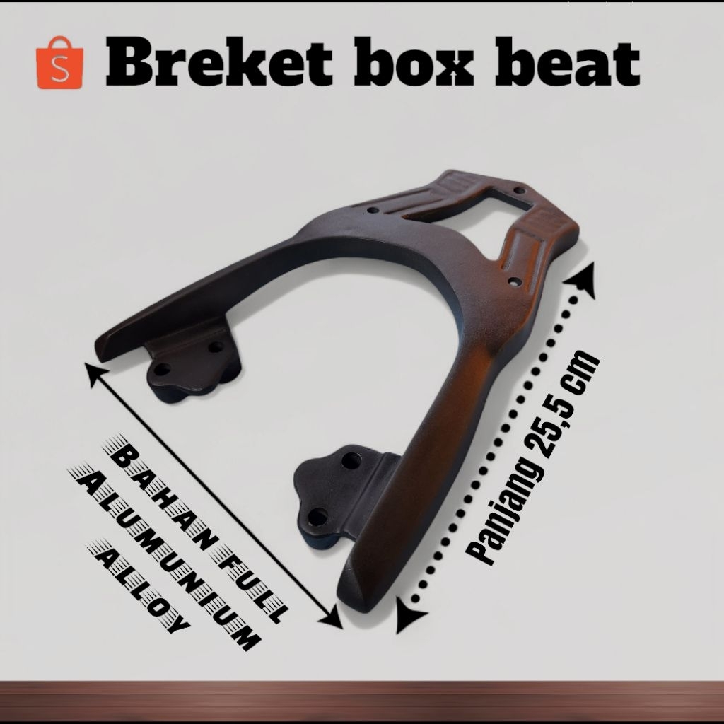 BRACKET BEHEL BOX HONDA ALL BEAT FI STREET DELUXE VARIASI MODIFIKASI MOTOR BEAT