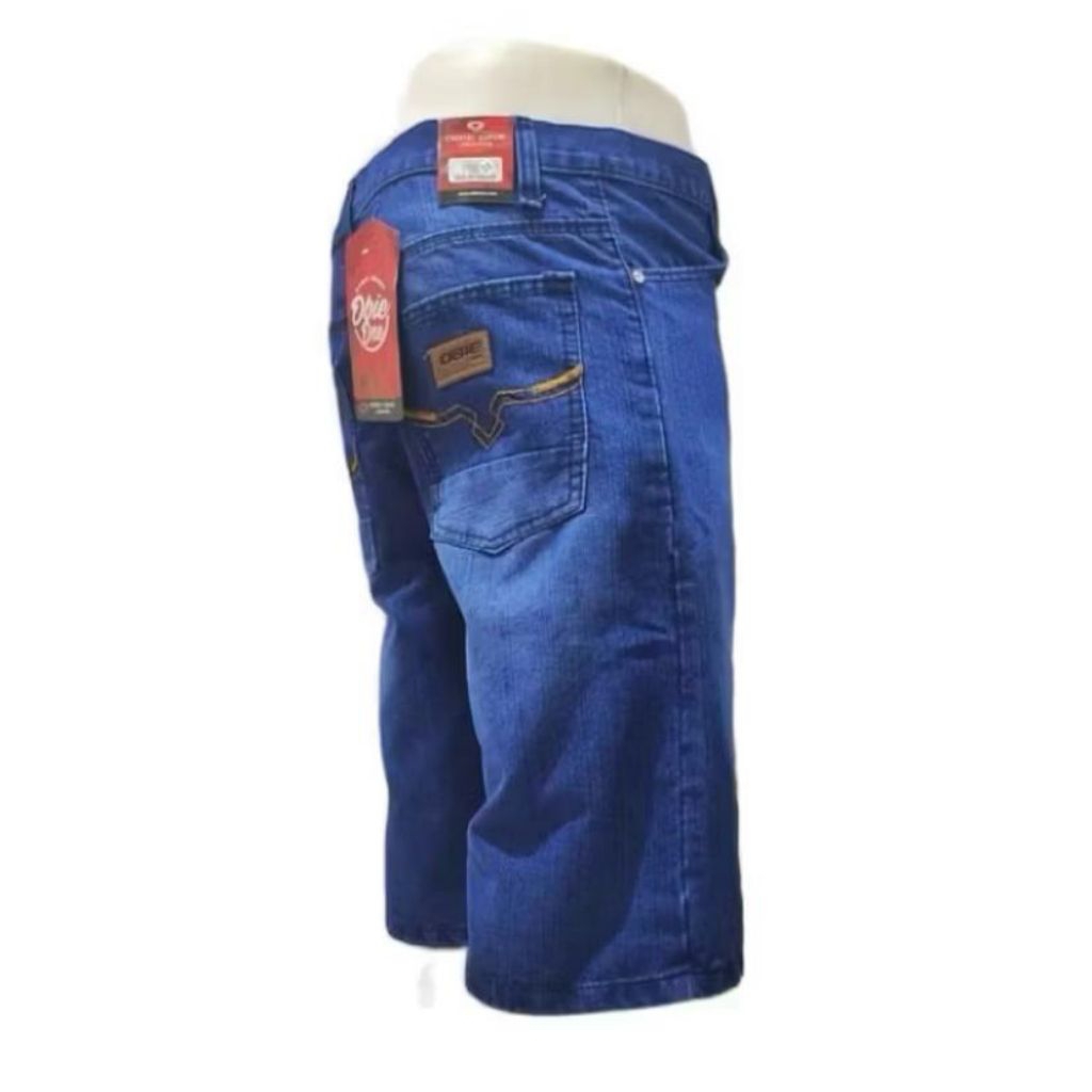 celana pendek jeans 7/8 pria-pendek jeans bawah lutut premium