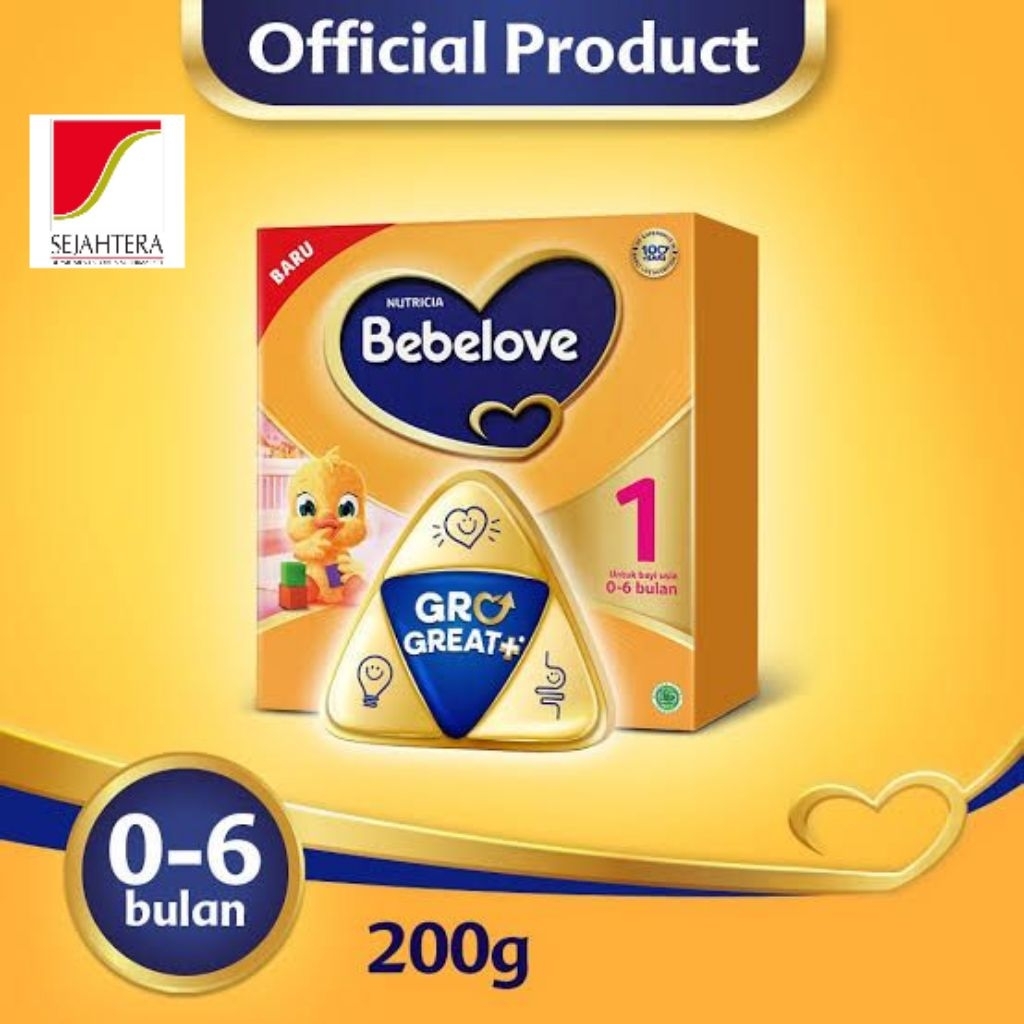 

bebelove 1 0-6 bulan 200gr box