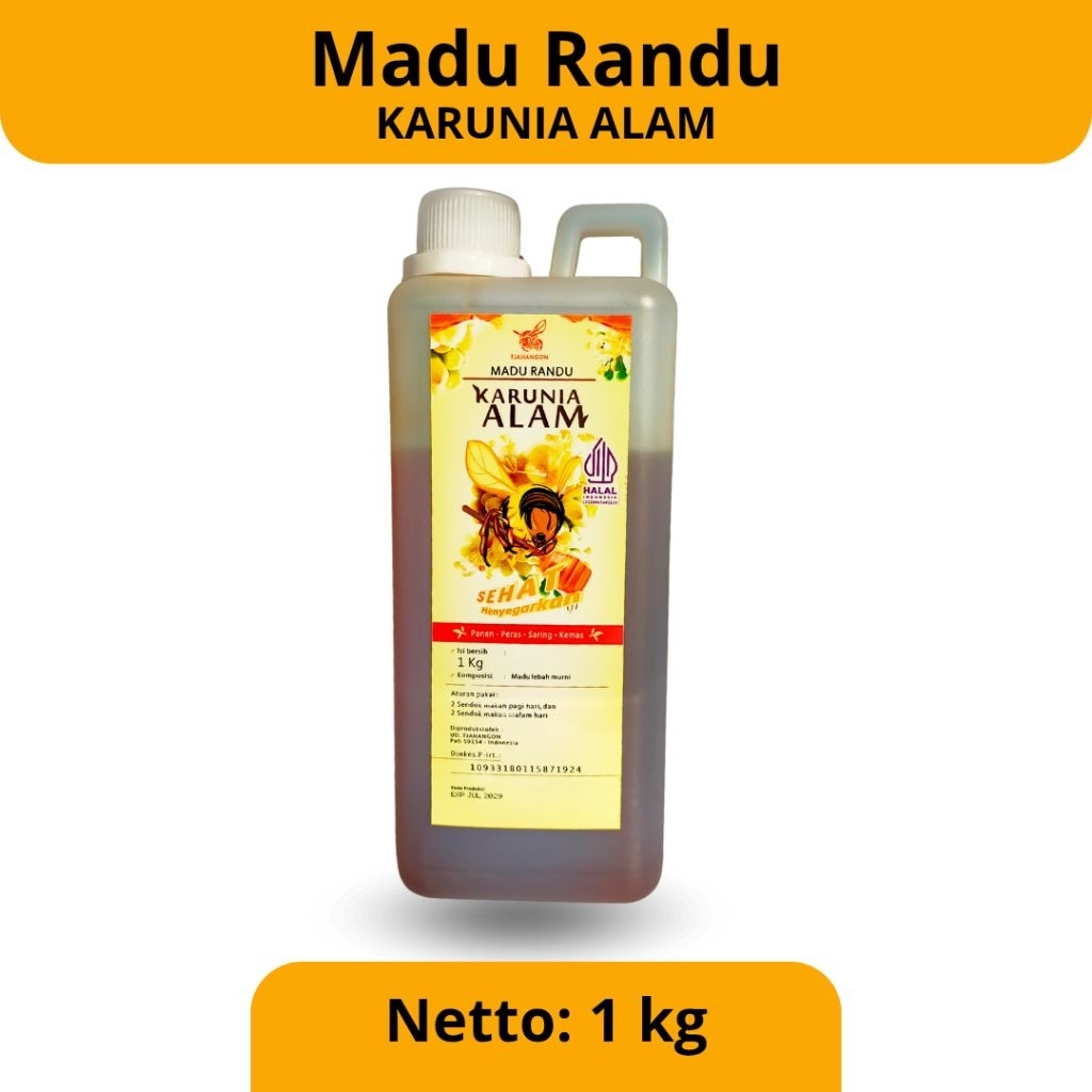 

Madu Randu Karunia Alam 1kg Madu Asli