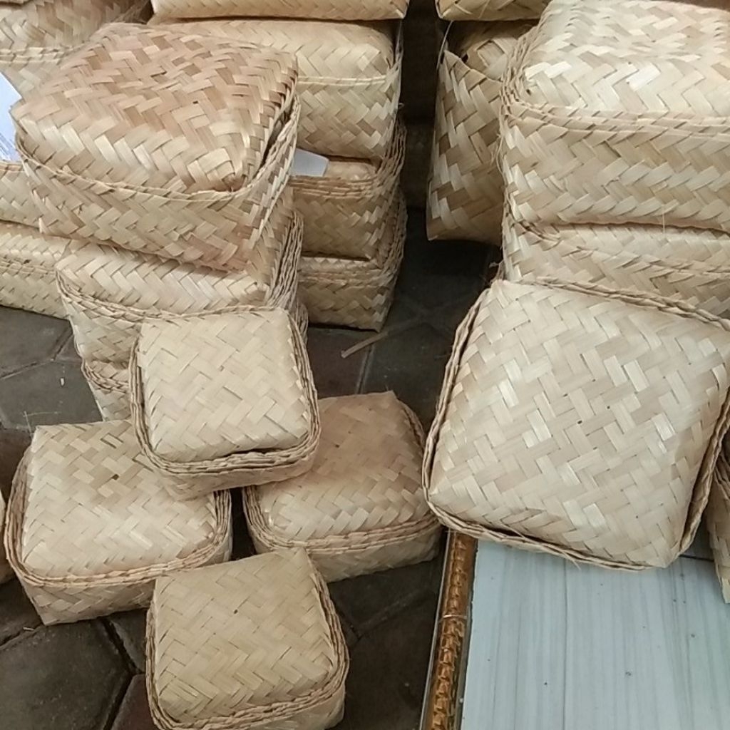 Grosir Besek Bambu Murah Berkualitas Box Souvernir Nasi Berkat Souvernir