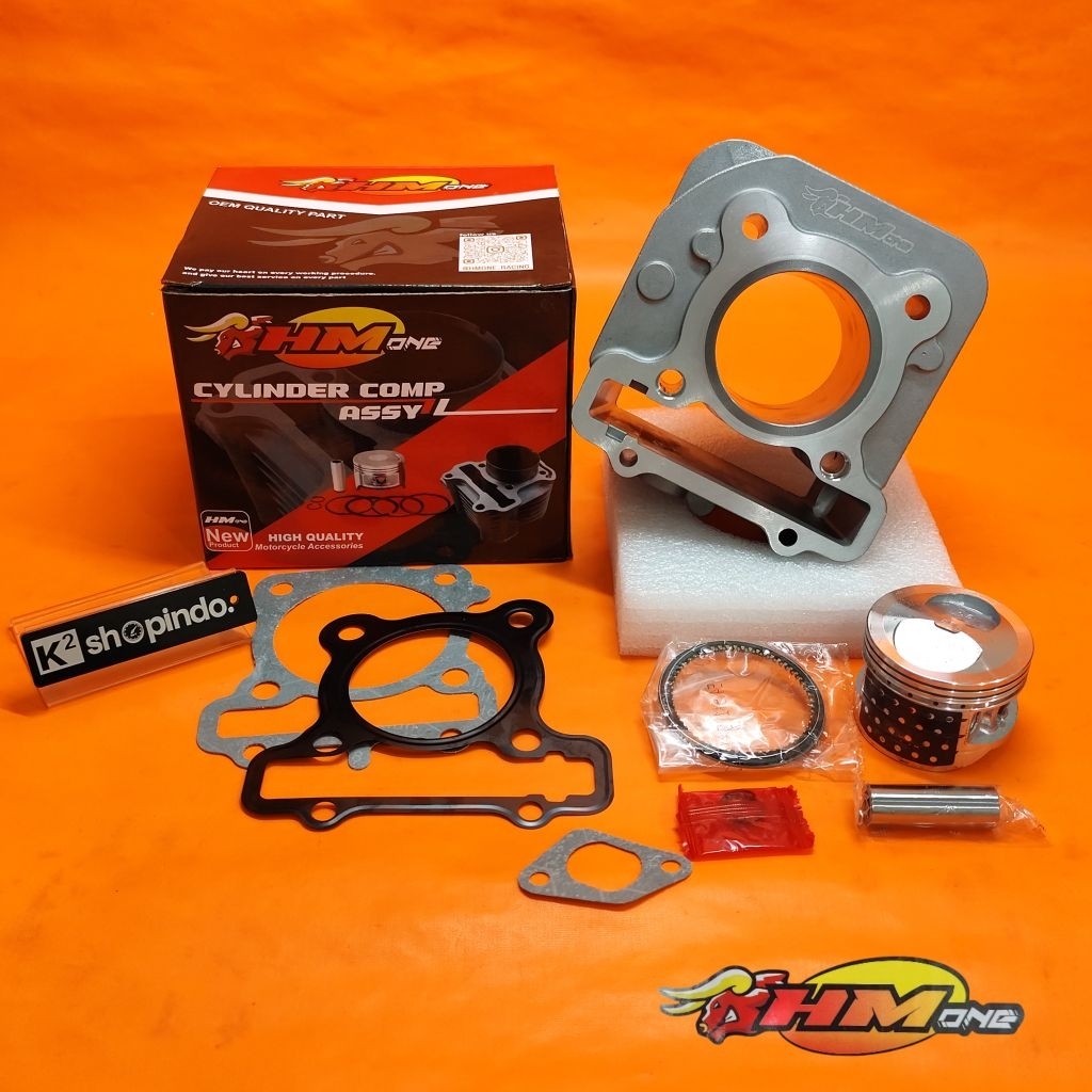 Blok Seher HM1 Boring Bore Up Mio J GT Fino FI Xride Soul Gt 115 Racing Piston Ring Cylinder Set Ori