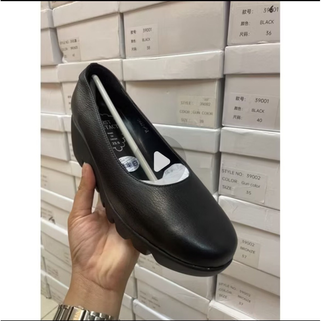first contact sepatu wanita wedges 5cm made in japan