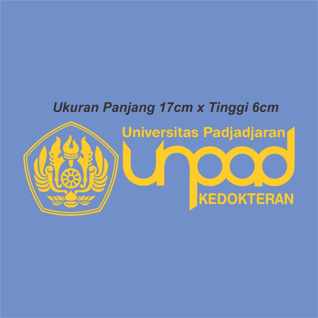 Stiker UNPAD | Sticker Cutting Universitas Padjadjaran UNPAD Motor Mobil