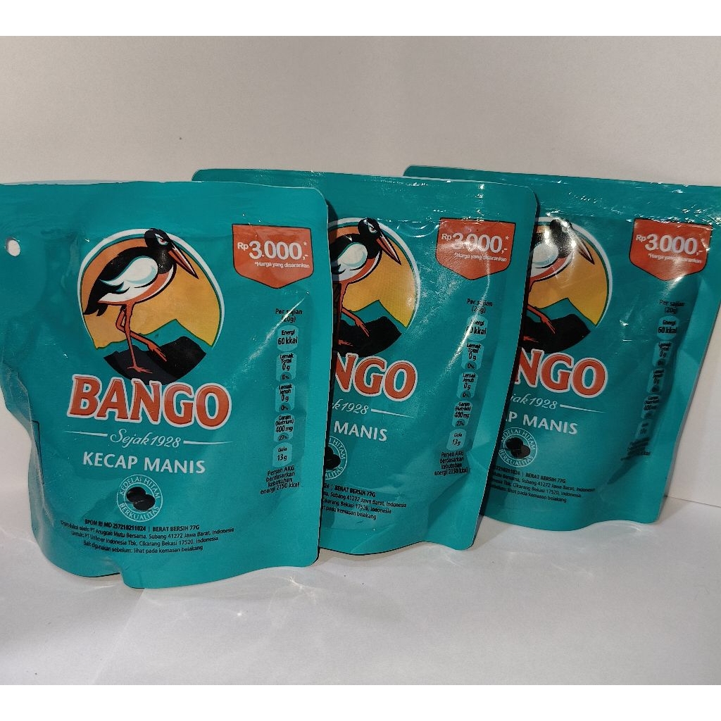 

PAKET KECAP MANIS BANGO 77g isi 3 pcs