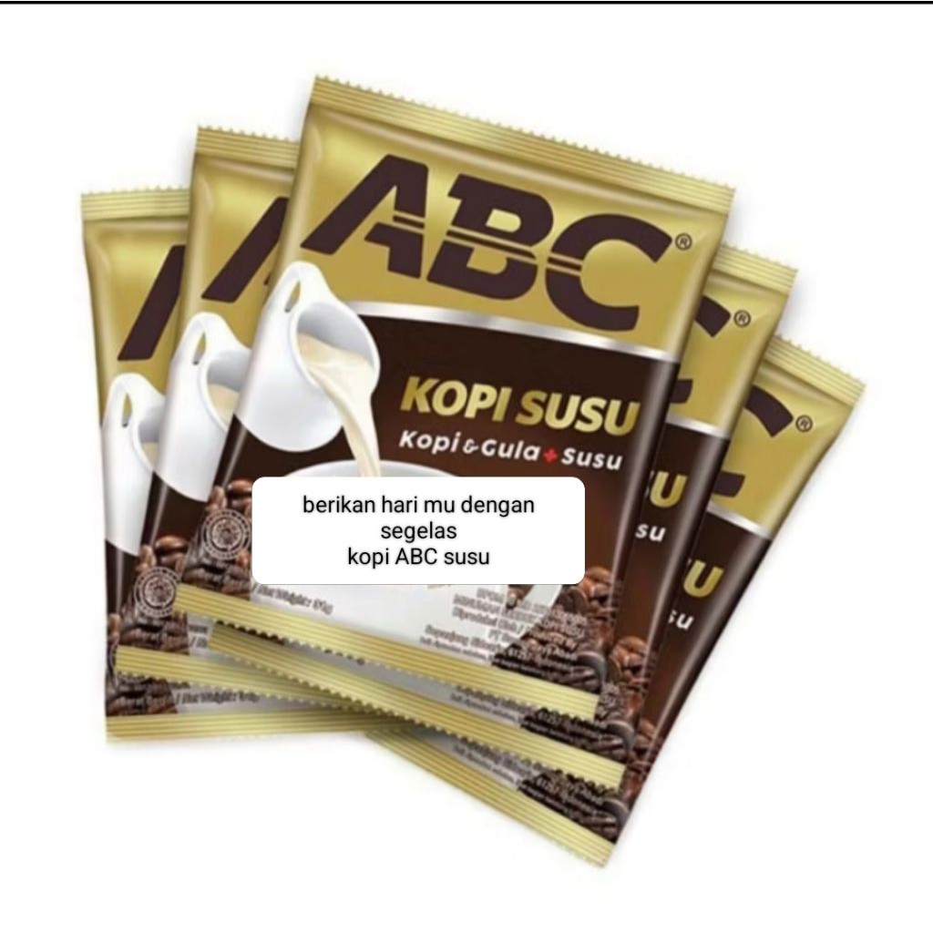 

KOPI ABC KOPI SUSU SACHET 31gr 1 RENCENG ISI 10 SACHET