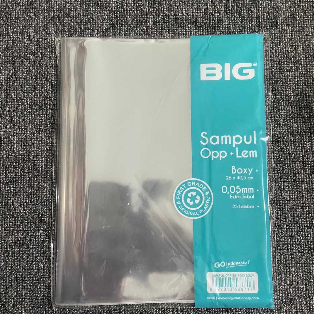 

25 SAMPUL BUKU BIG TEBAL /SAMPUL SIDU BOXY BESAR BIGBOSS SIAP PAKAI FOLIO LKS TEBAL ISI 25