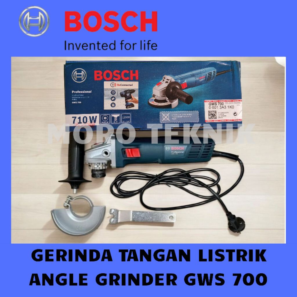 BOSCH ANGLE GERINDER MESIN GERINDA TANGAN LISTRIK GWS700 ORIGINAL