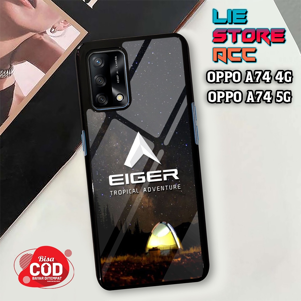 liestore_acc Case OPPO A74 4G / OPPO A74 5G Motif [ BRAND ] Hp Glossy Casing Hardcase Softcase Bisa 