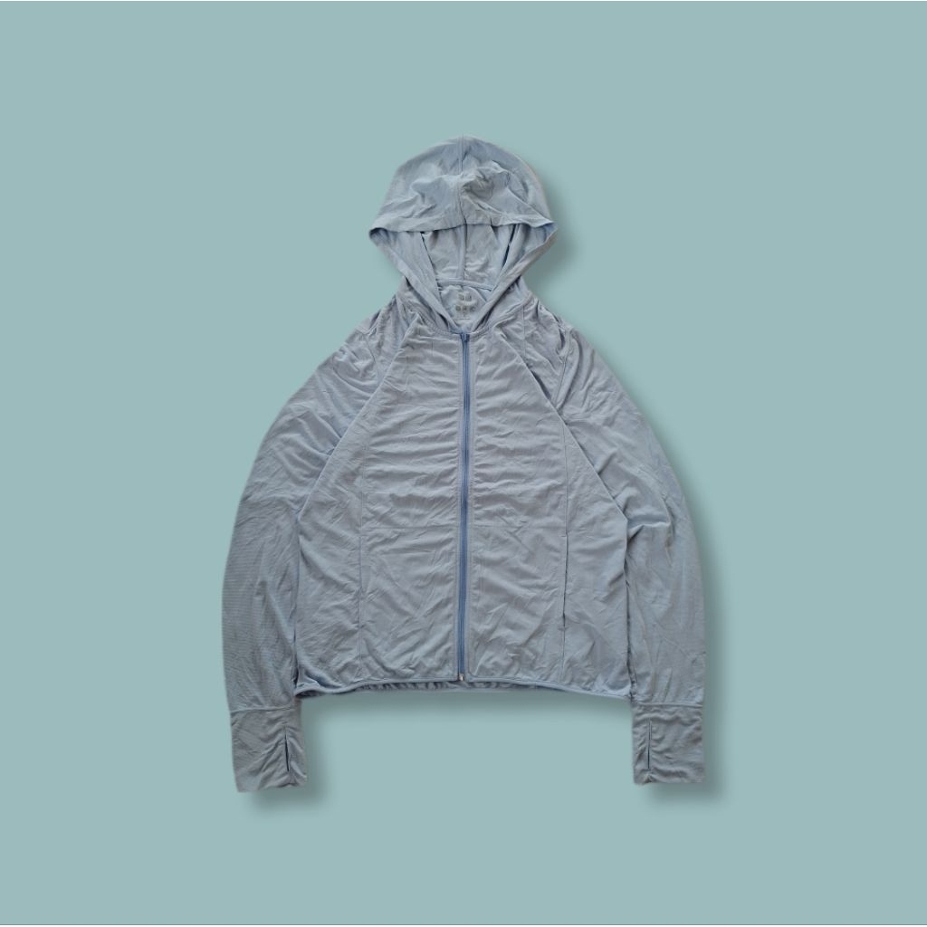 Uniquesport - Jaket Olahraga Running Uniqlo AIRism UV Cut Second XL