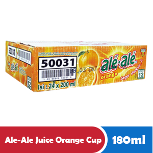

ALE-ALE JUICE ORANGE CUP 180mL/CTN ISI 24