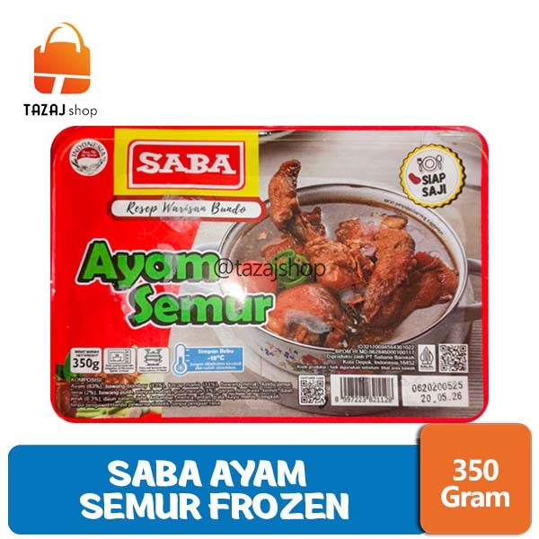 

Saba Ayam Semur 350 Gram Frozen Tazaj