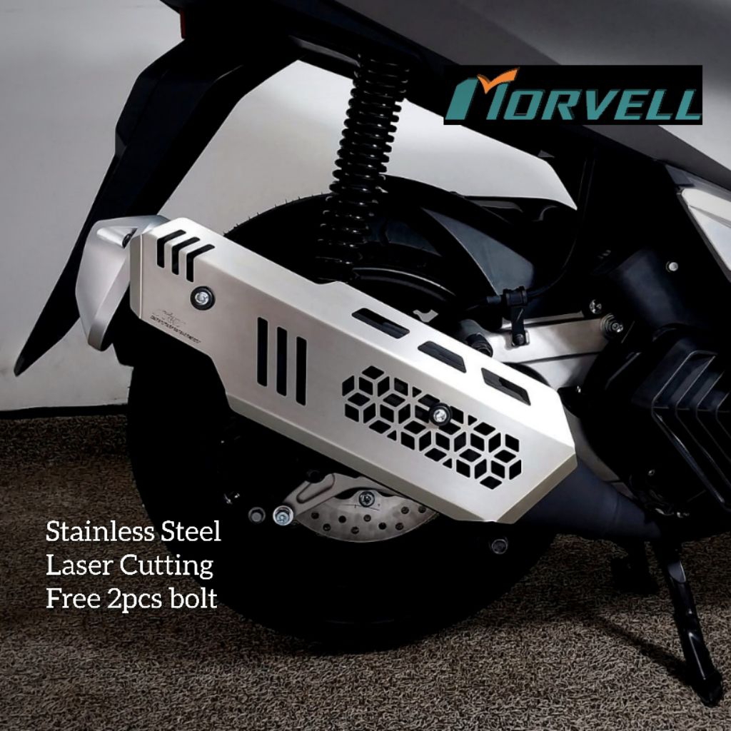 vario 160 muffler cover knalpot baut tutup tameng knalpot vario160 Click 160