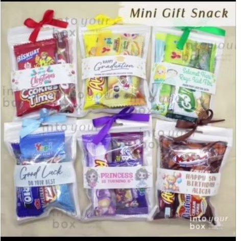 

Mini Gift Snack - mini hampers lebaran/ulang tahun/wisuda/sempro/freebies