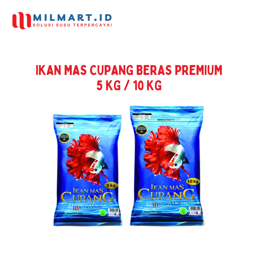 

[INSTANT/SAMEDAY] BERAS IKAN MAS CUPANG PREMIUM BERAS 5KG/10KG BERAS PUTIH
