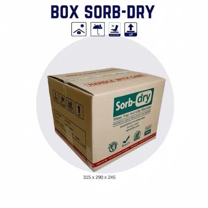 

Kardus 30x30x20 box Sorb Dry bekas