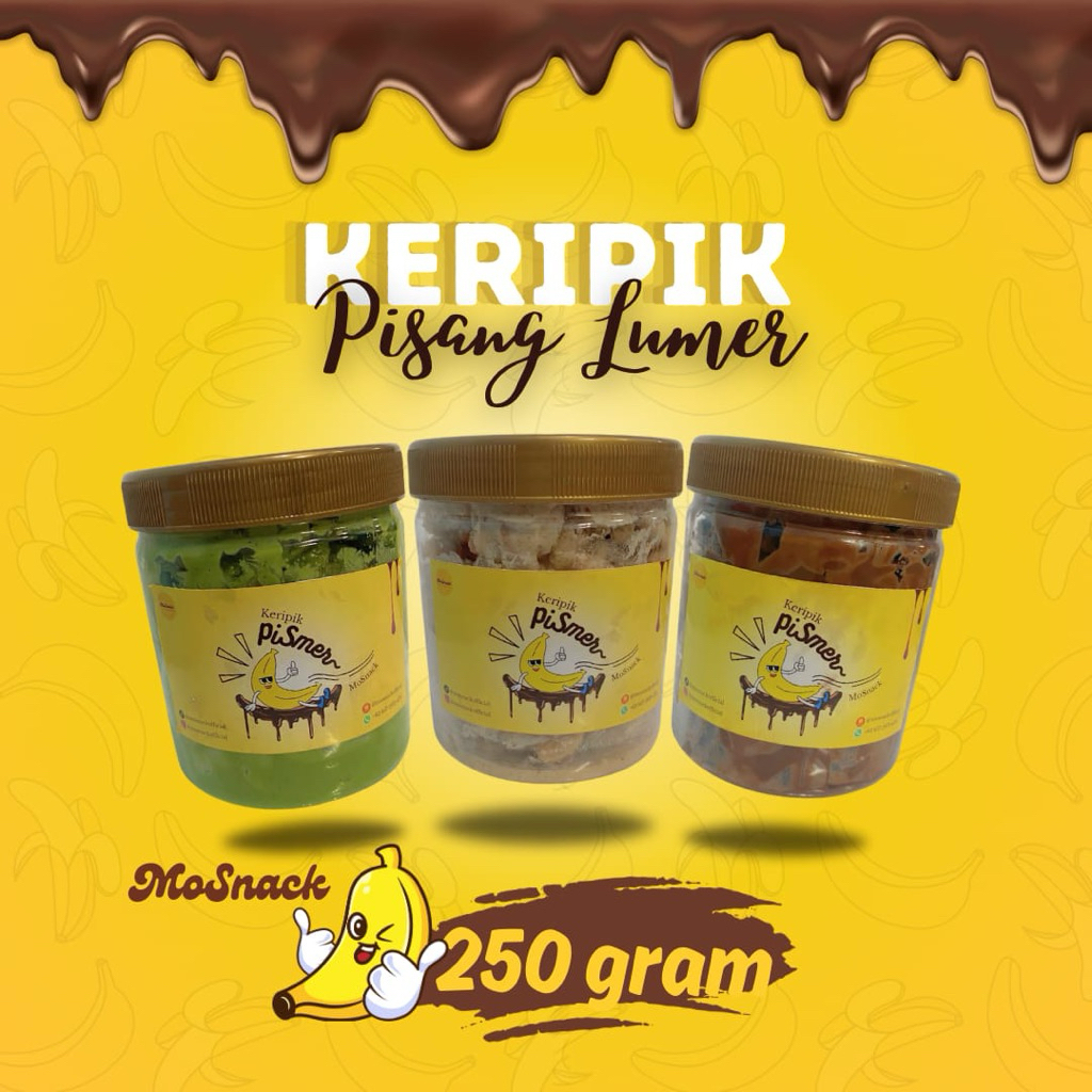 

KERIPIK PISANG COKLAT LUMER - MOSNACK - KERIPIK PISANG
