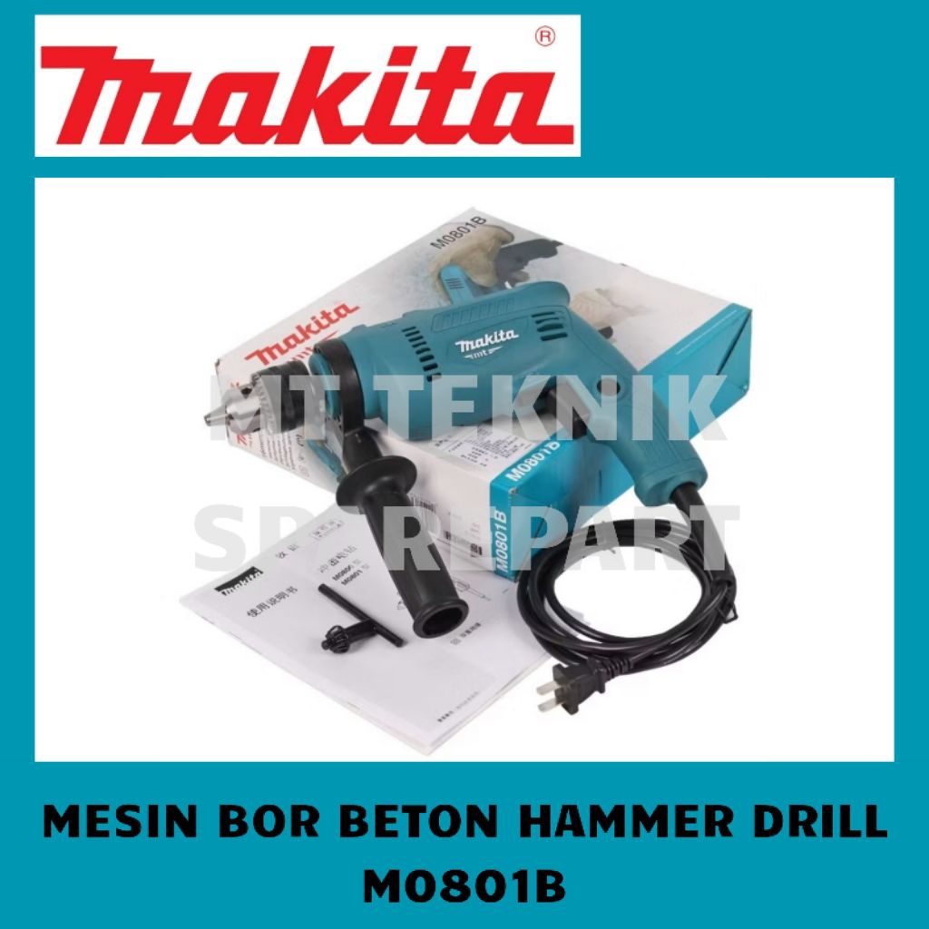 MAKITA MESIN BOR BETON HAMMER DRILL M0801B ORIGINAL