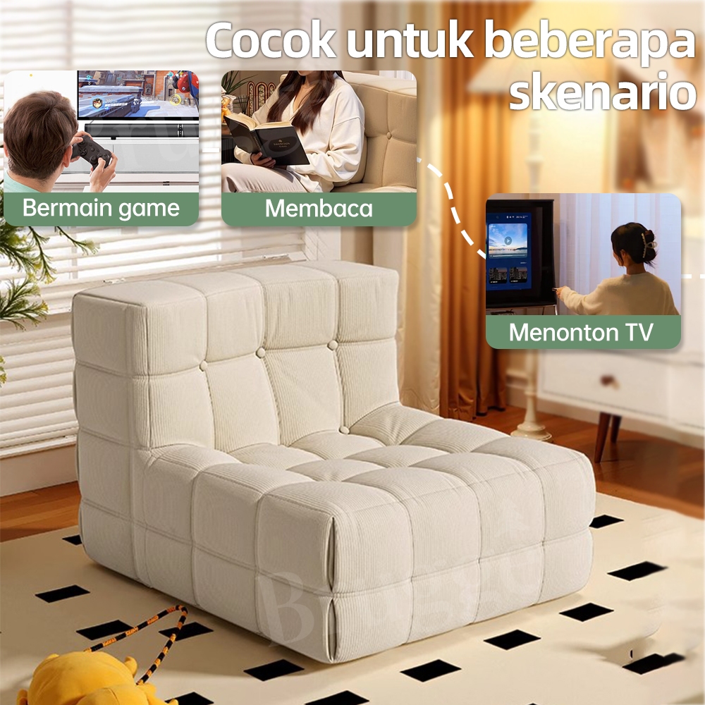 BRUGGE Sofa Sederhana Modern / Sofa Spons / Sofa Wafel/ Sofa Malas