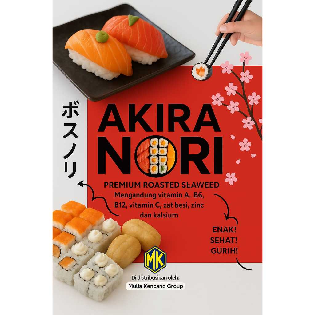 

PAKET HEMAT 10 PCK NORI 50 LEMBAR YAKI SUSHI (HALAL) / NORI 50 SHEETS RUMPUT LAUT PANGGANG ROASTED - TOKINORI BERBAGAI VARIASI