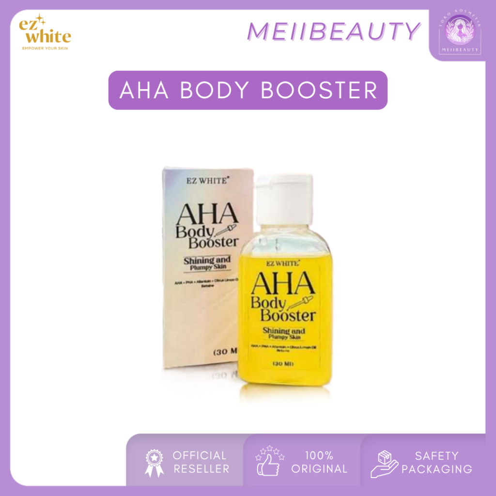 EZ White AHA Body Booster Serum | 30ml Mencerahkan Badan Campuran Body Lotion Tofu Collagen